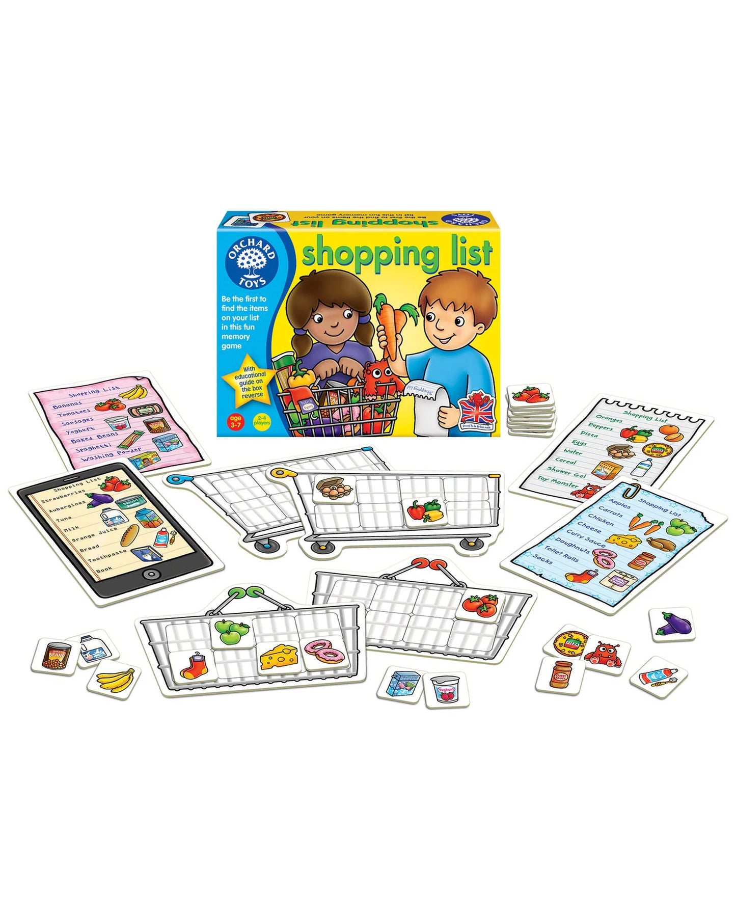 Orchard Toys Shopping List Game - Chalk