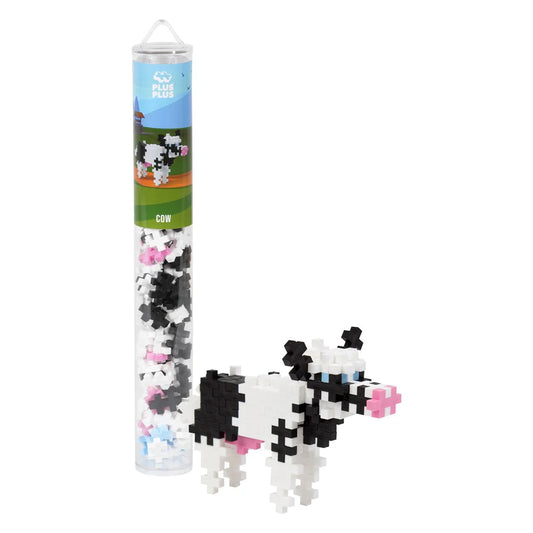 Plus Plus 100pc Tube Cow