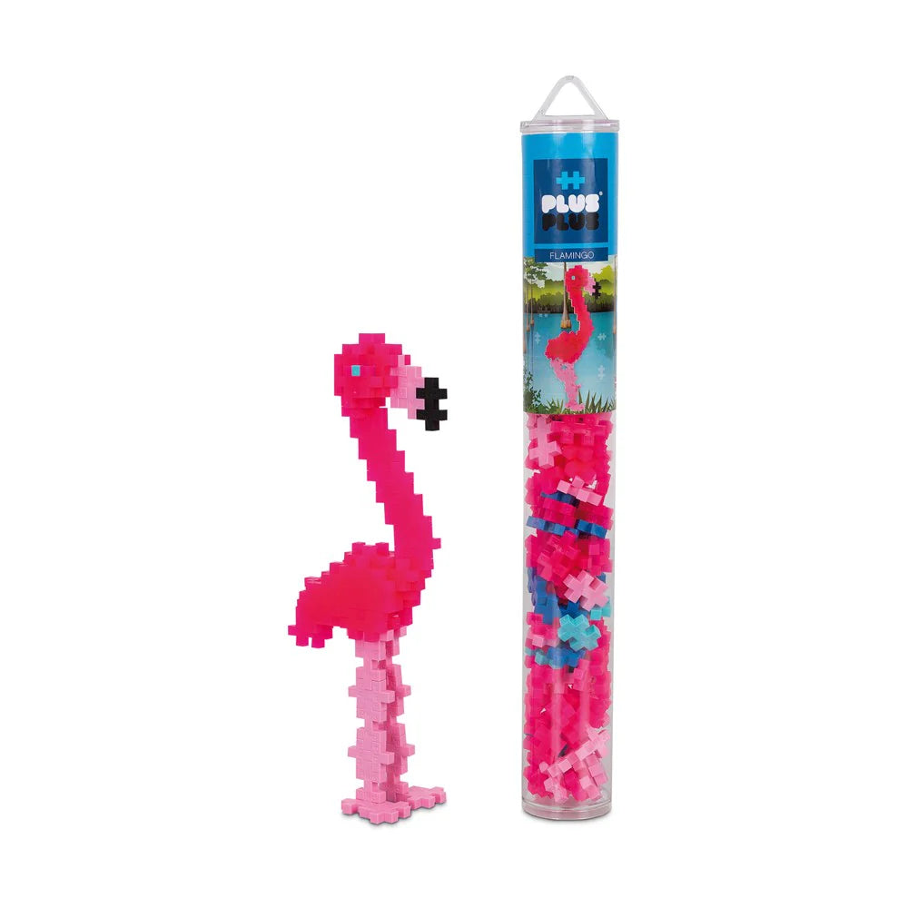 Plus Plus 100pc Tube Flamingo