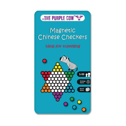 Purple Cow Magnetic Game Chinese Checkers
