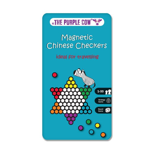 Purple Cow Magnetic Game Chinese Checkers