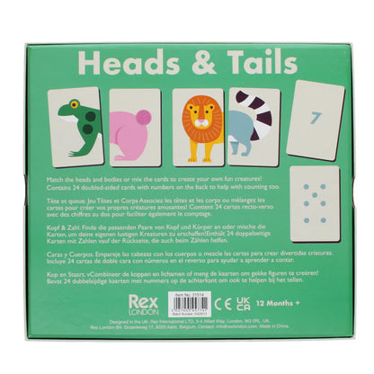 Rex London Heads & Tails Game - Chalk