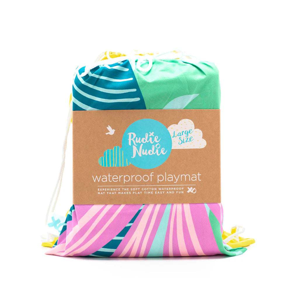 Rudie Nudie Waterproof Playmat Flamingo A Go Go Large