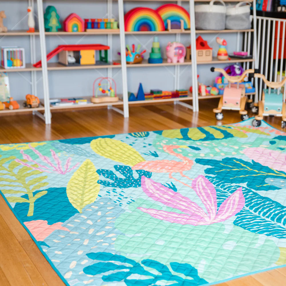 Rudie Nudie Waterproof Playmat Flamingo A Go Go Large