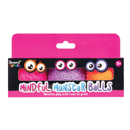 Sensory Sprouts Mindful Monster Balls Pink