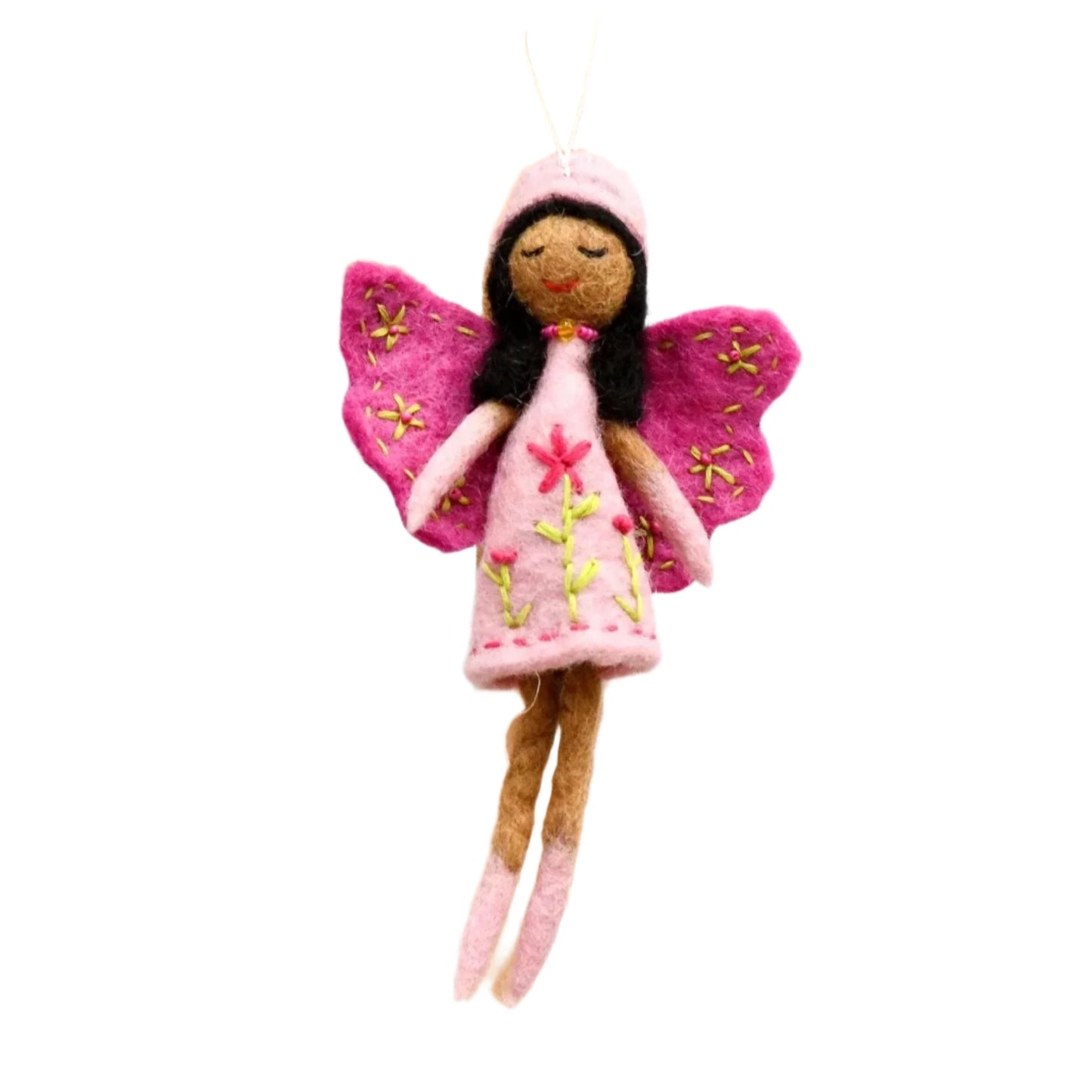 Tara Treasures Christmas Ornament Angel Fairy Pink