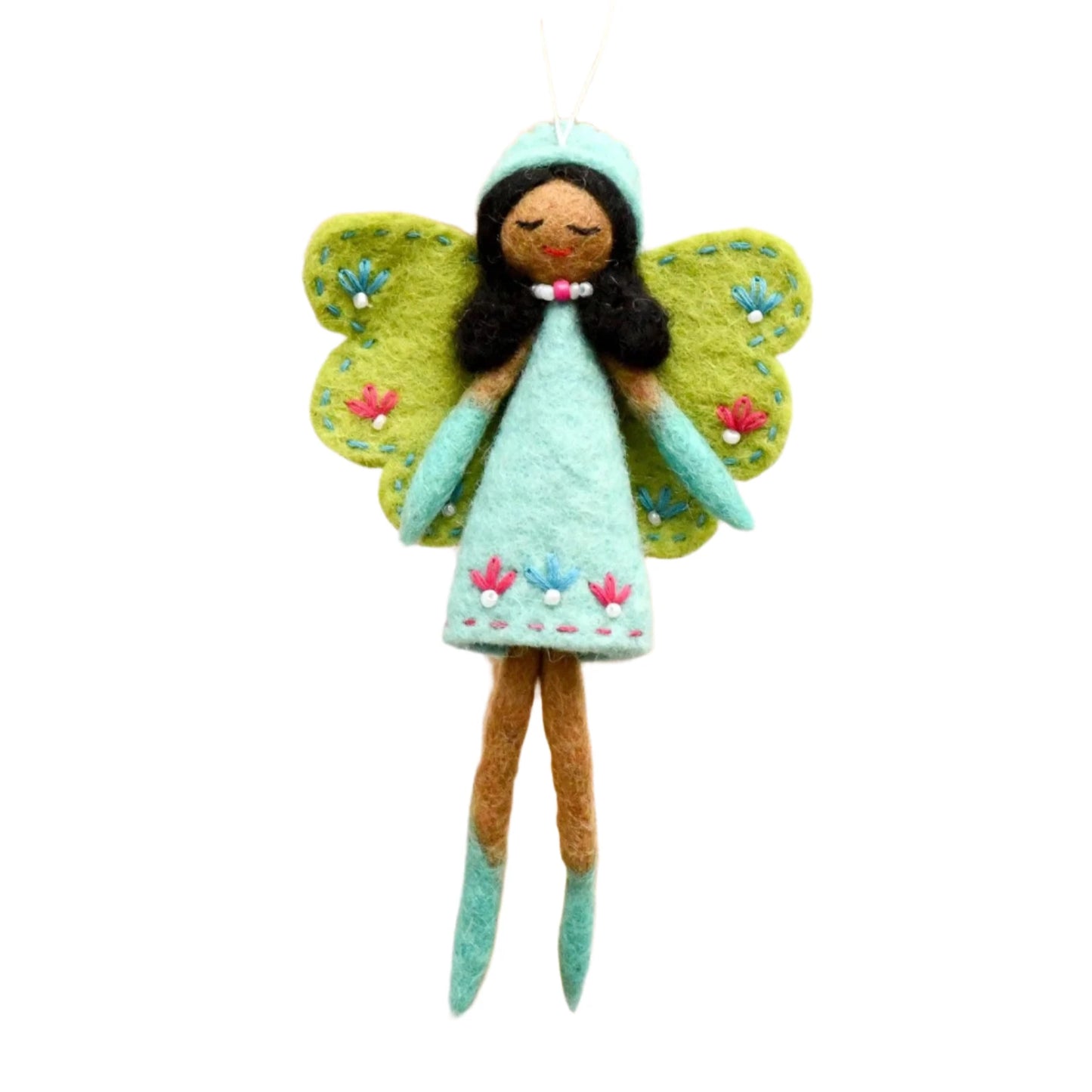 Tara Treasures Christmas Ornament Angel Fairy Turquoise