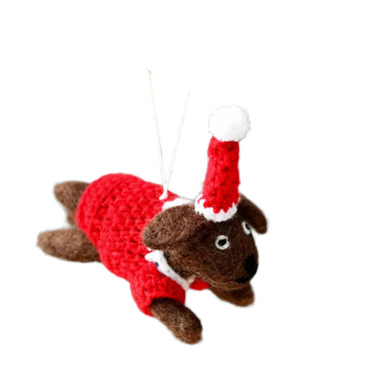 Tara Treasures Christmas Ornament Dachshund