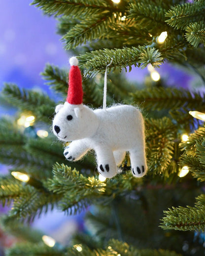 Tara Treasures Christmas Ornament Polar Bear