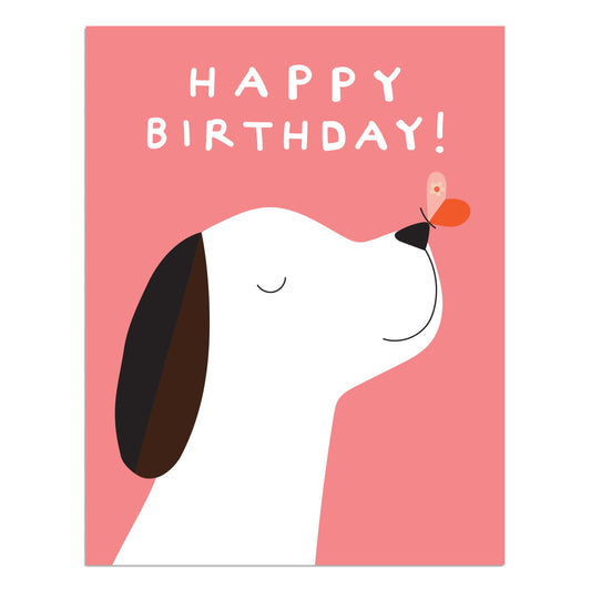 Think Card Happy Birthday Pup