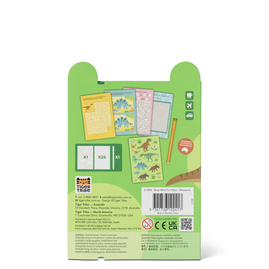 Tiger Tribe Busy Whiz Fun Pack Dinosaurs