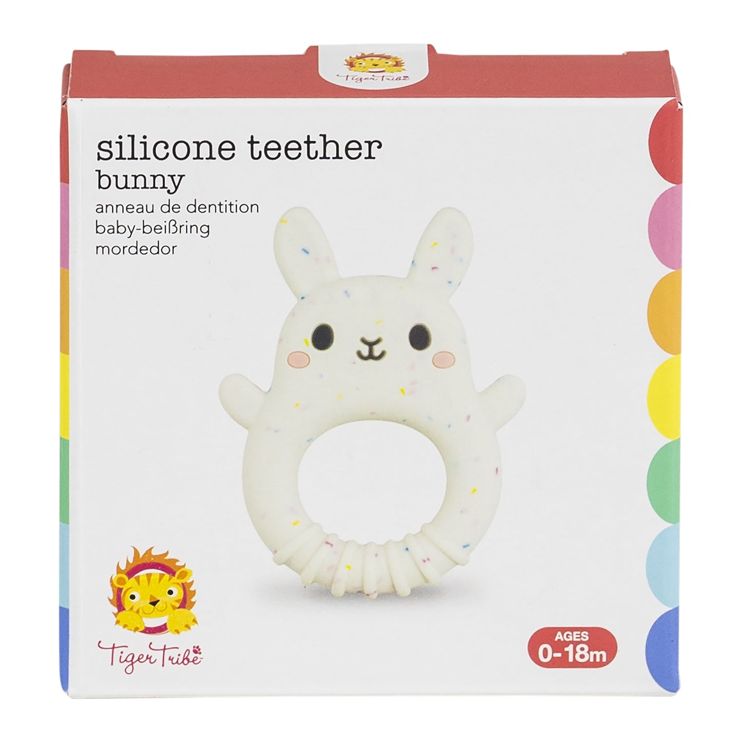 Tiger Tribe Silicone Teether Bunny