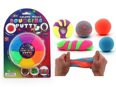 TNW Colour Wheel Bouncing Putty - Chalk
