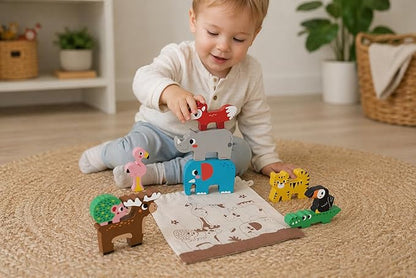 Tooky Toy Stacking Animals