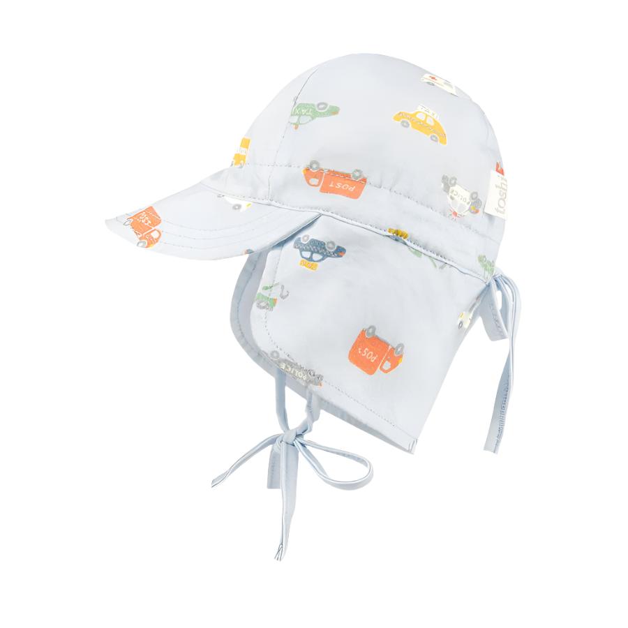 Toshi Sunhat Flap Cap Bambini Working Wheels