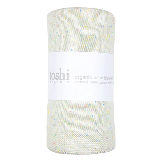 Toshi Organic Baby Blanket Snowflake