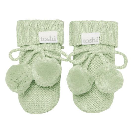 Toshi Organic Booties Marley Matcha