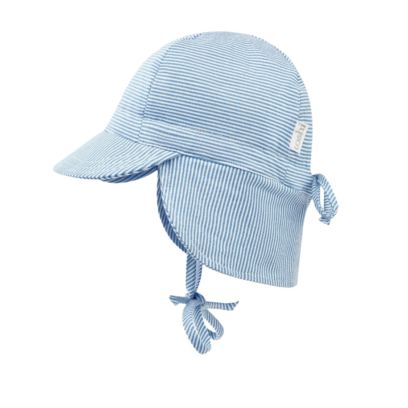 Toshi Sunhat Flap Cap Baby Sky