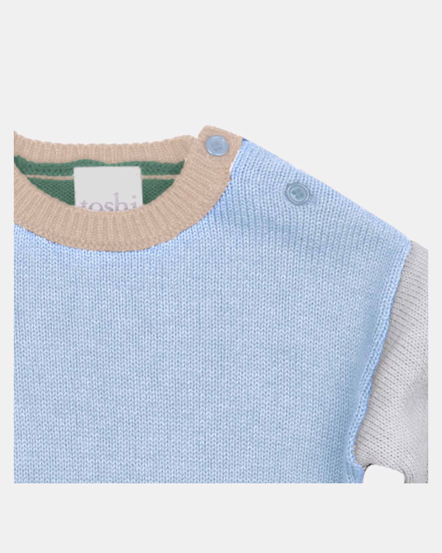 Toshi Pullover Bobby Bluebell - Chalk