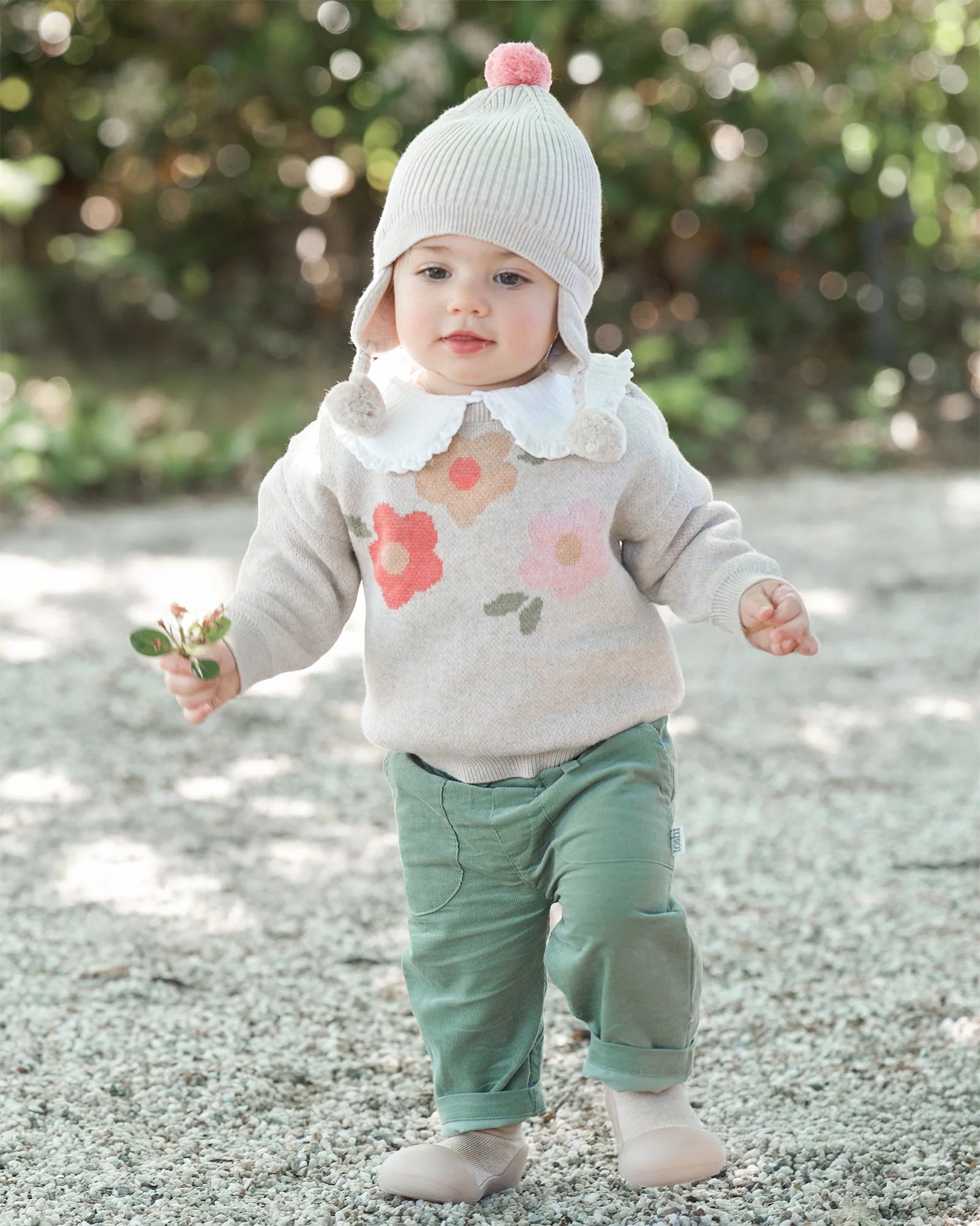 Toshi Pullover Mystical Rosie Posie - Chalk