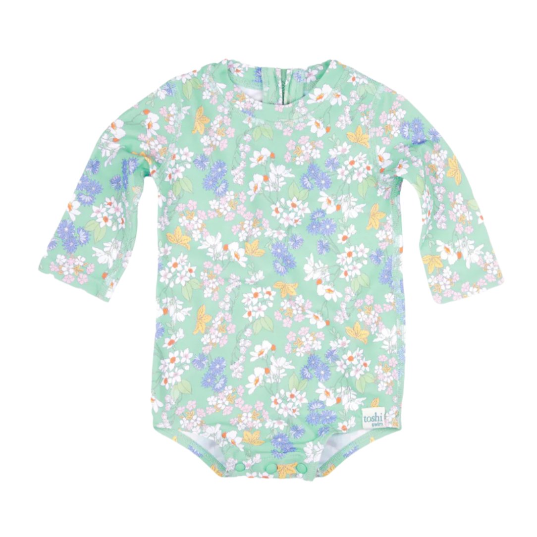 Toshi Swim Baby Onesie Sea Blossom