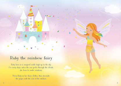 Usborne Little Sticker Rainbow Fairy