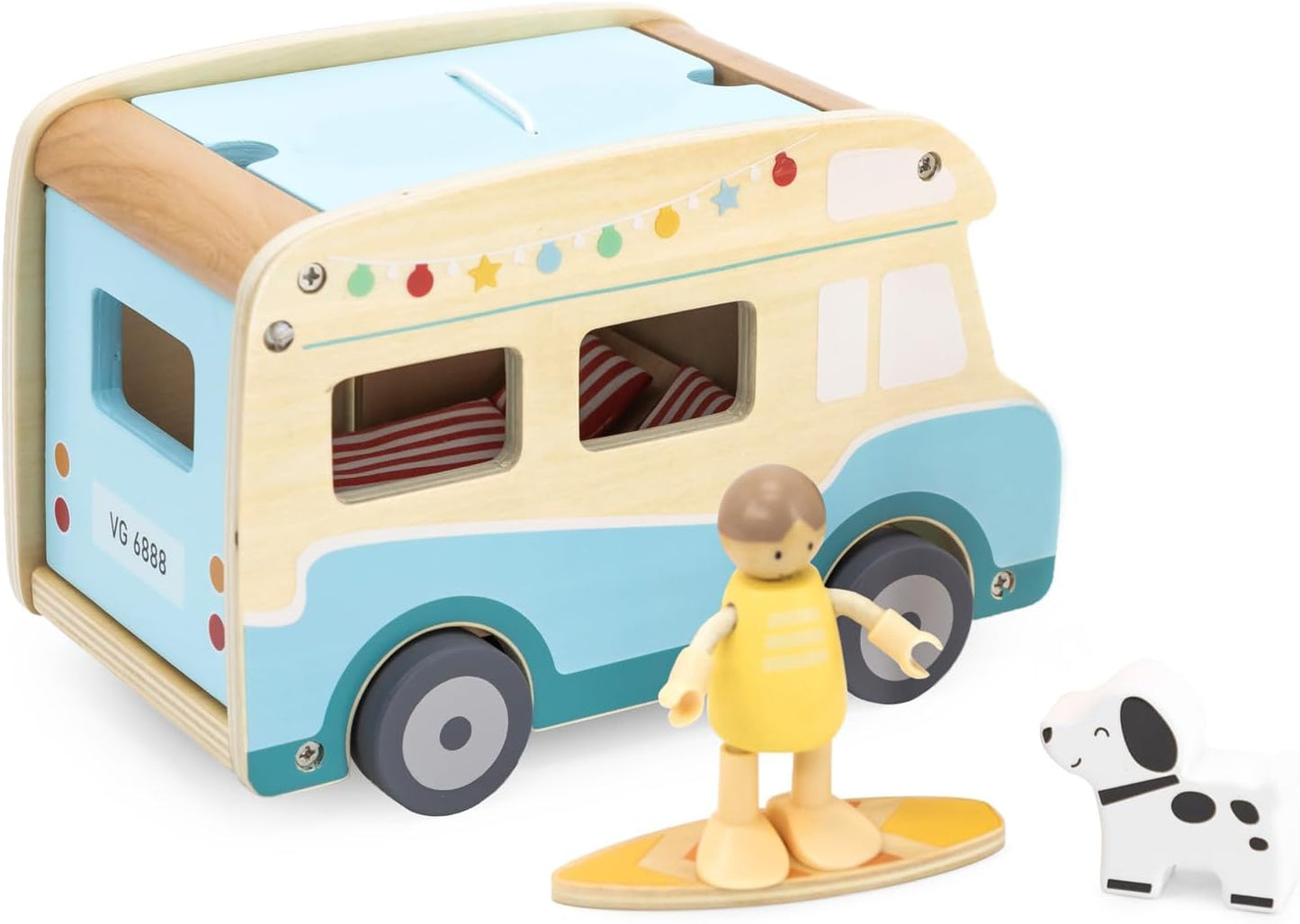 Viga Toys Wooden Camper Van