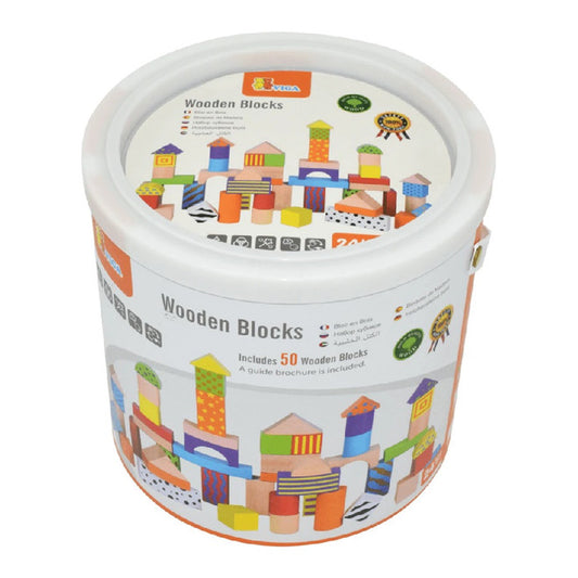 Viga Toys Coloured Pattern Blocks
