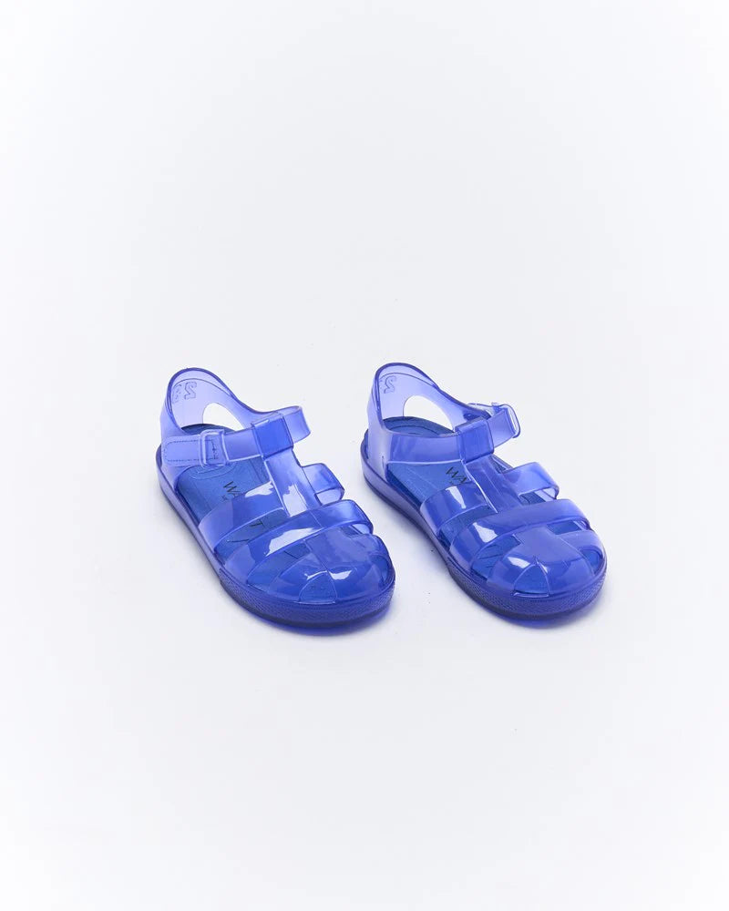 Walnut Frankie Sandals Cobalt