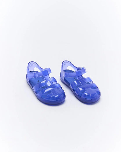 Walnut Frankie Sandals Cobalt