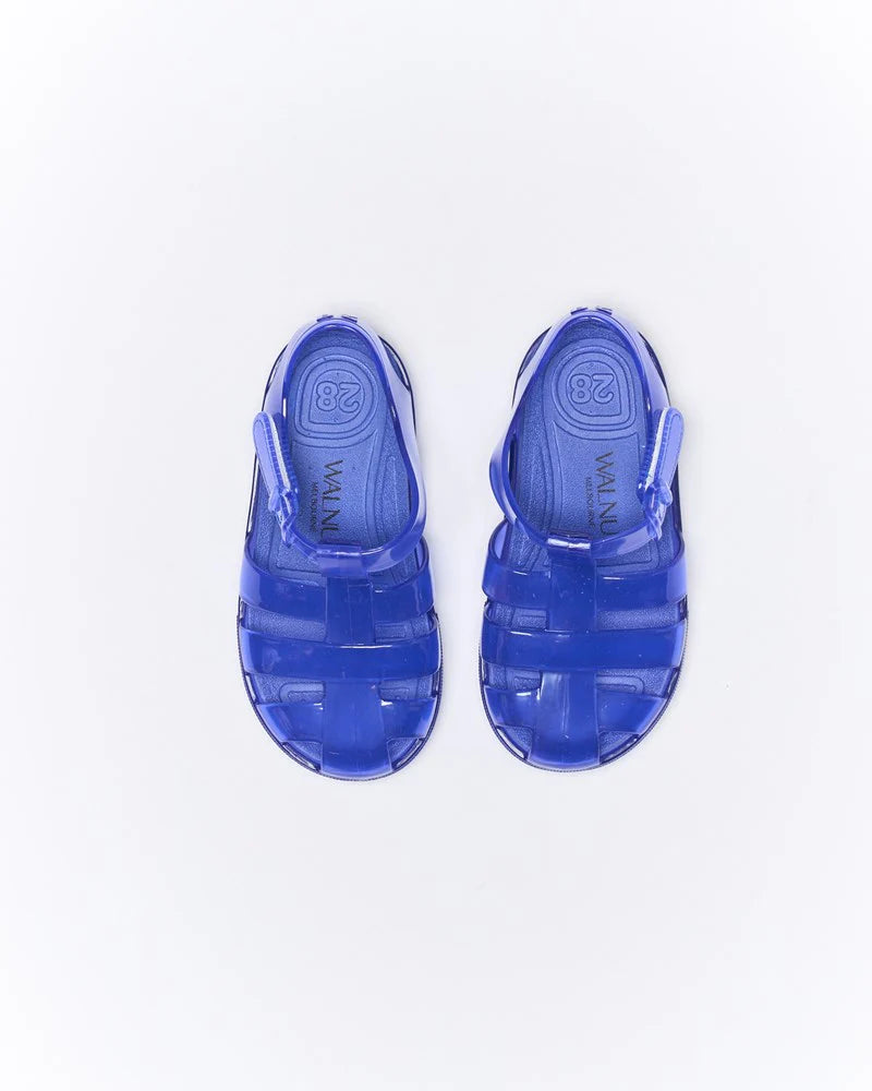 Walnut Frankie Sandals Cobalt