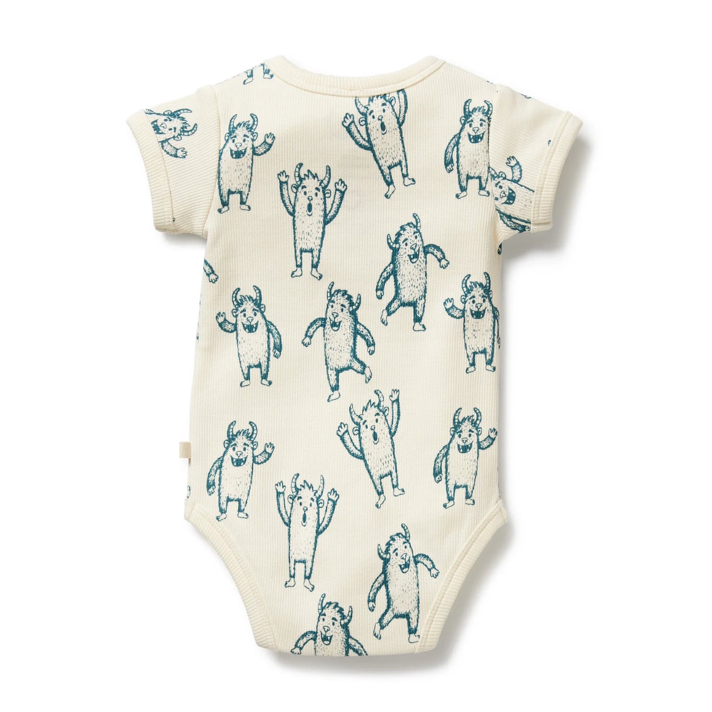 Wilson + Frenchy Organic Henley Bodysuit Yeti
