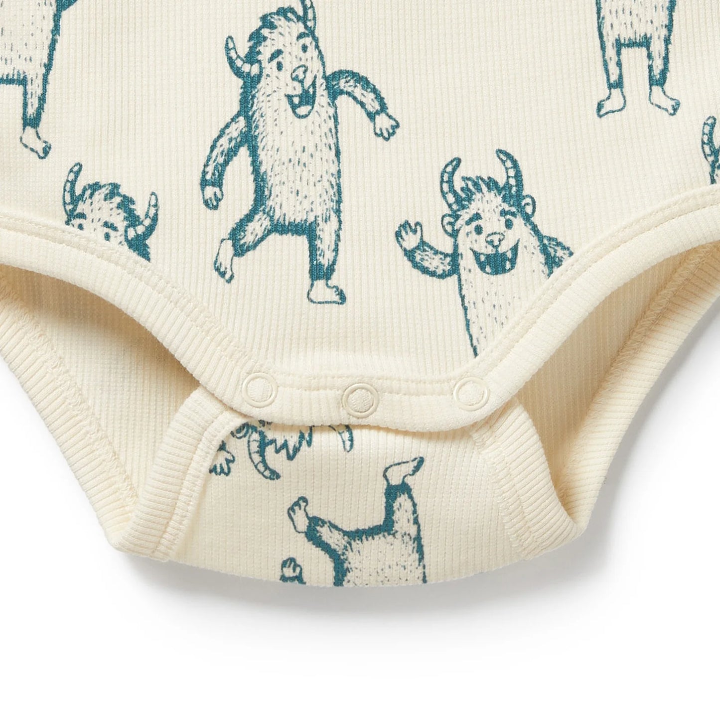 Wilson + Frenchy Organic Henley Bodysuit Yeti