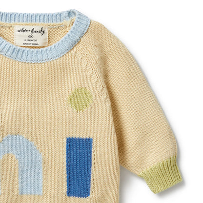 Wilson + Frenchy Knitted Jumper Dew Hi