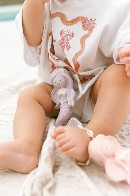 Winnie Parkes Teether Maeve The Mermaid Grape