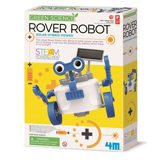 4m green science rover robot - Chalk