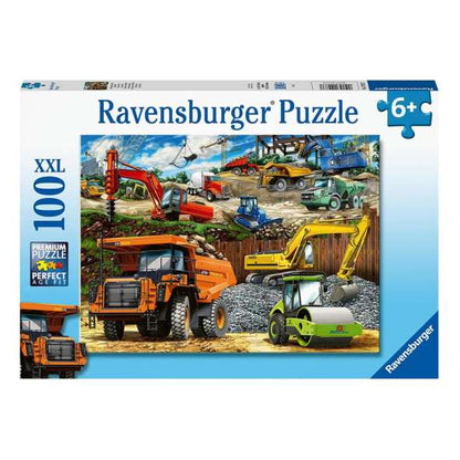 Ravensburger Puzzle 100Pc Construction Vehicles
