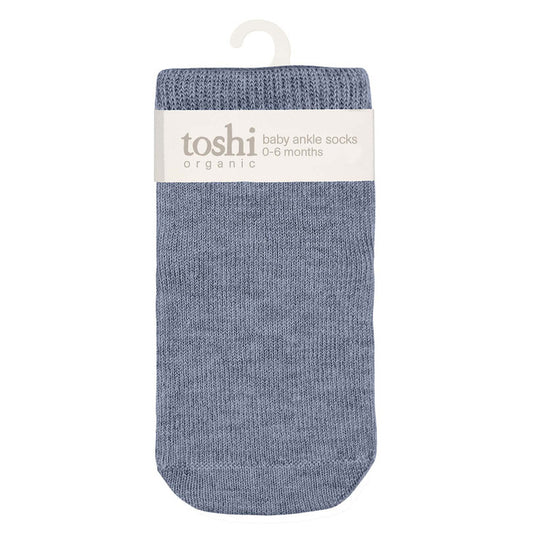 Toshi Organic Socks Ankle Dreamtime River