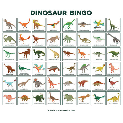 dinosaur bingo - Chalk
