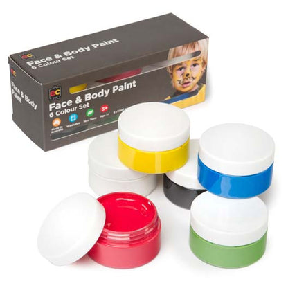 educational colours paint set face and body - Chalk