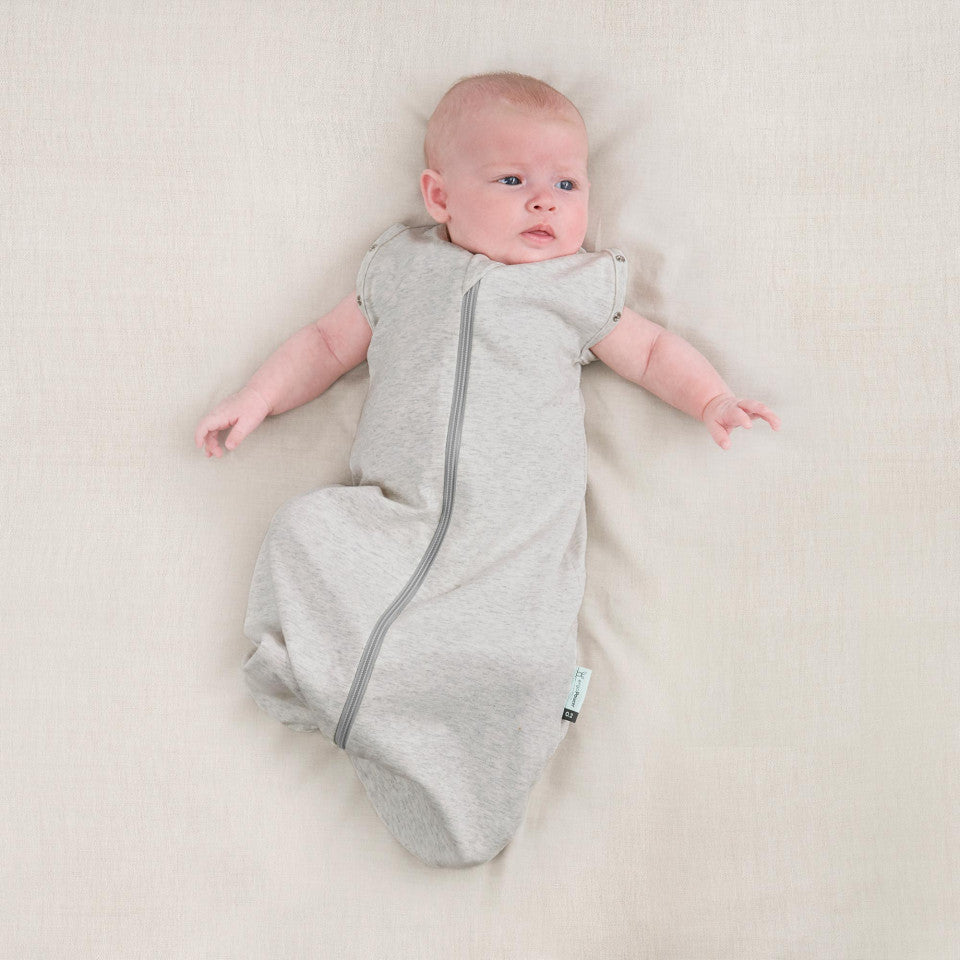 Ergopouch Cocoon Swaddle Bag 0.2 Tog Grey Marle