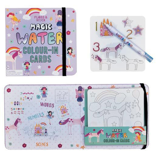 Floss & Rock Magic Water Colour In Cards Fairy Unicorn
