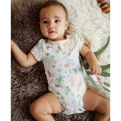 Halcyon Nights Short Sleeve Bodysuit Outback Dreamers