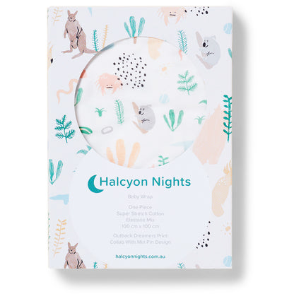 Halcyon Nights Baby Wrap Outback Dreamers - Chalk