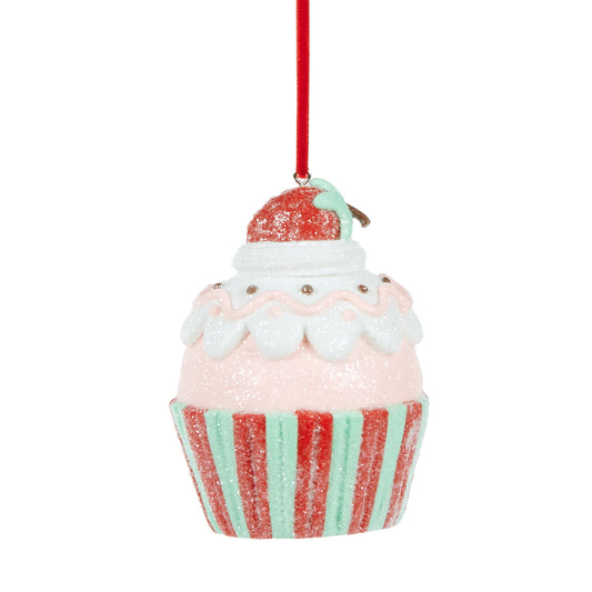 Holly & Ivy Christmas Ornamment Cupcake Strawberry