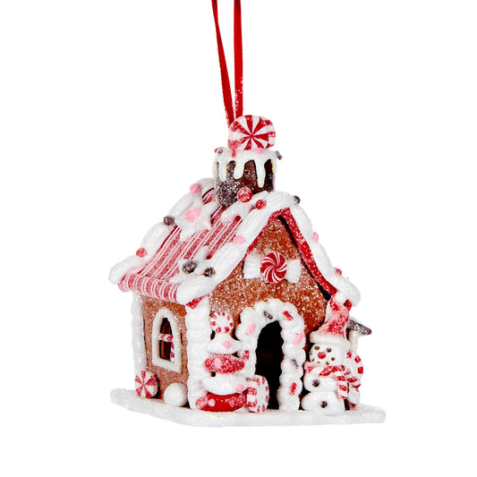 Holly & Ivy Christmas Ornamment Gingerbread House