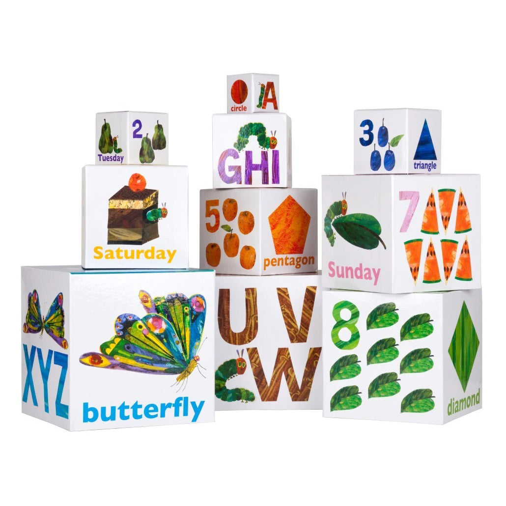 Eric Carle Stackable Learning Blocks Very Hungry Caterpillar - Chalk