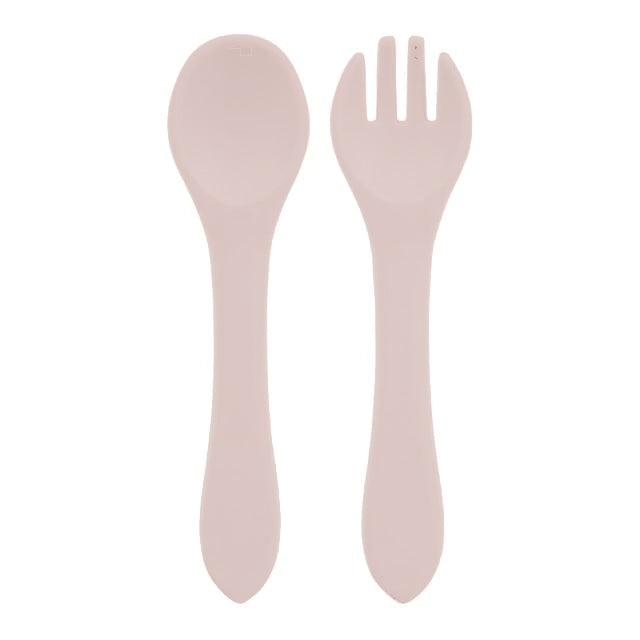 Lluie Spoon and Fork Set Blush