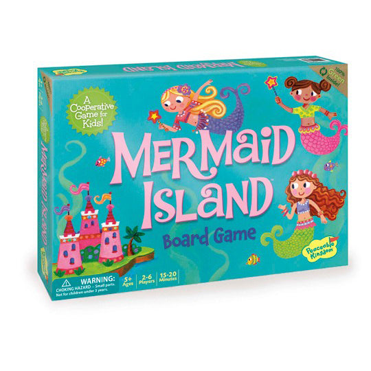 peaceable kingdom mermaid island board game - Chalk