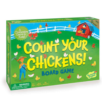 peaceable kingdom count your chickens board game - Chalk